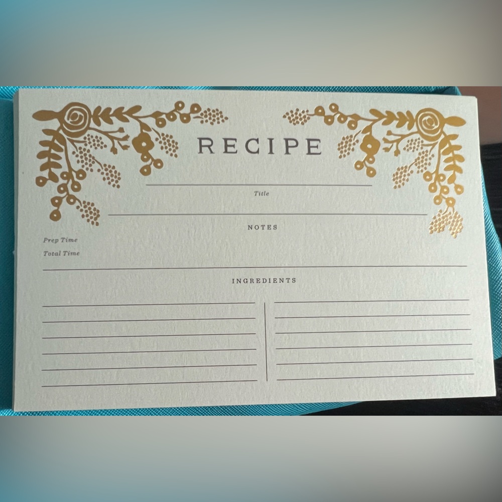 Rifle Paper Co. Recipe Cards